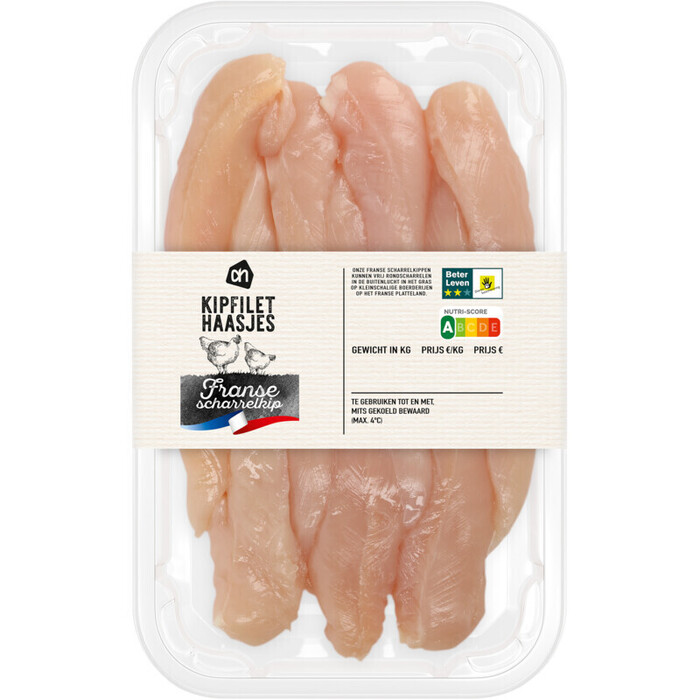 AH Franse scharrel kipfilethaasjes (265g)