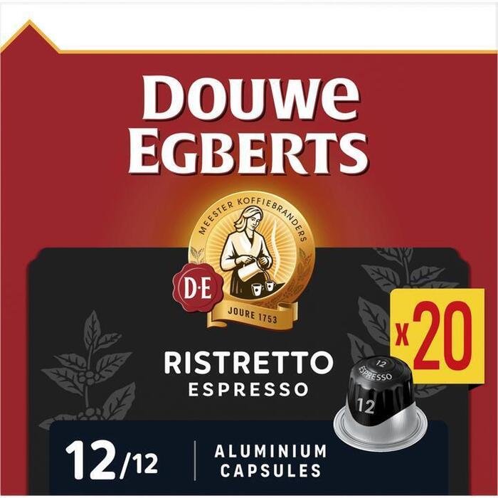 Douwe Egberts Espresso Ristretto Koffiecups Voordeelpak 20 Stuks (104g)