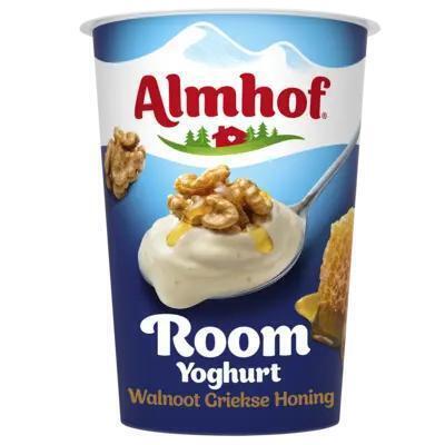 Roomyoghurt walnoot honing (Stuk, 500g)