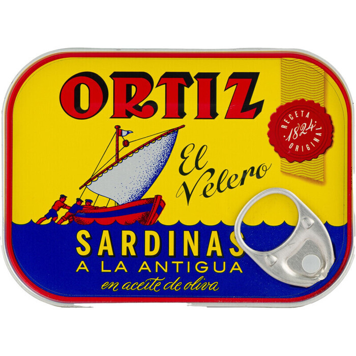 Ortiz Sardines borrelblikje (140g)