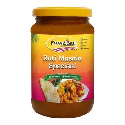 Faja Lobi Roti Masala Special Woksaus voor Kip Masala Special 360ml (Pot, 36cl)