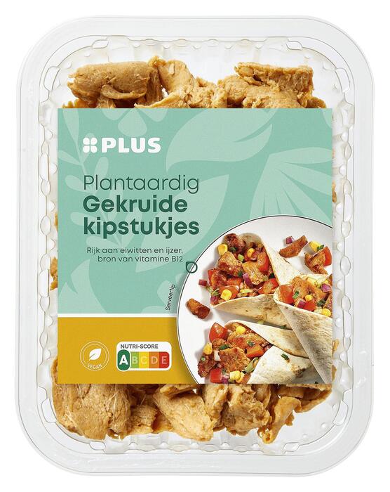 Vegan Gekruide Kipstukjes (Pak, 200g)