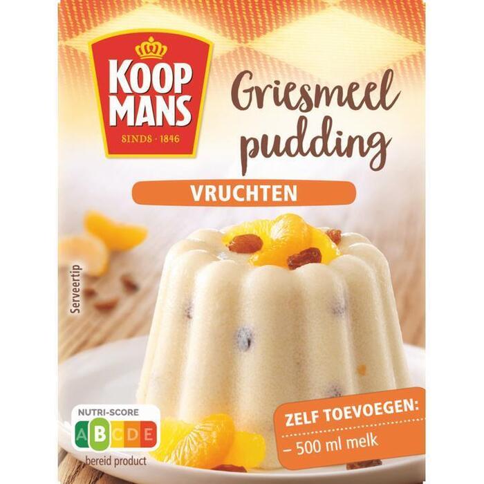 Koopmans Griesmeel Pudding Vruchten 85 g (85g)