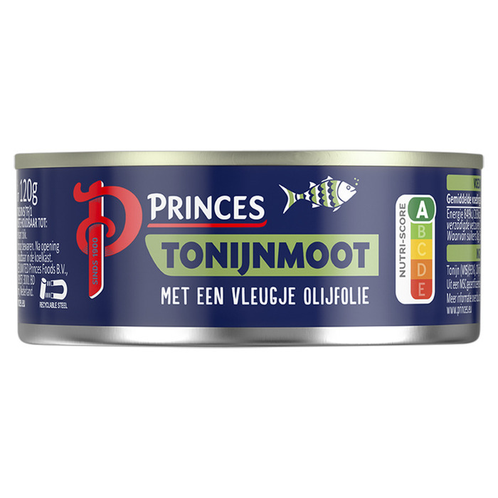 Princes Tonijnmoot vleugje olijfolie MSC (120g)