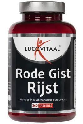 Lucovitaal Rode gist rijst capsules (360 × 0.35g)