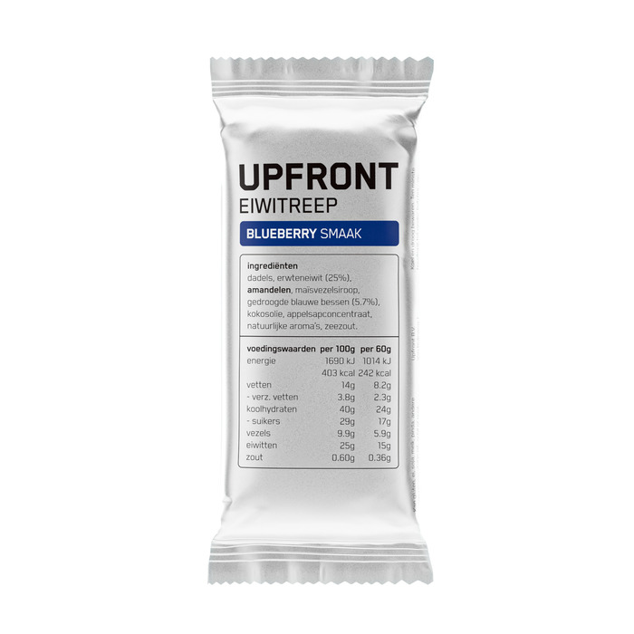 Upfront Eiwitreep blueberry smaak (60g)