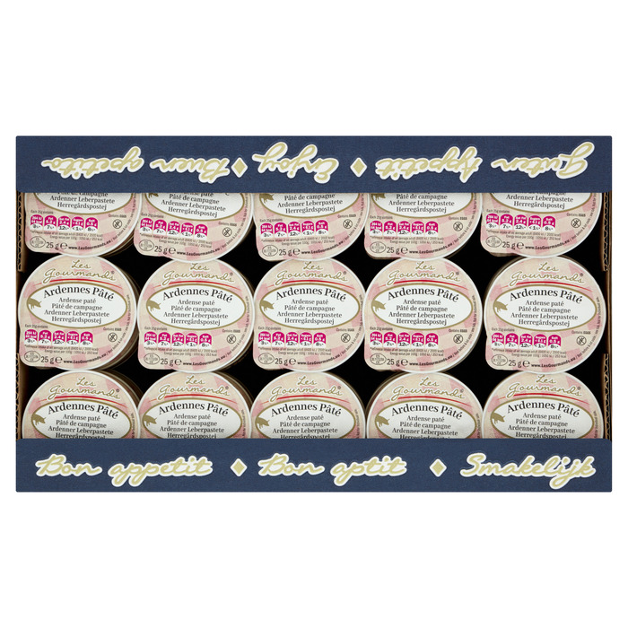 Les Gourmands Ardense Paté 45 x 25 g (45 × 0.56g)