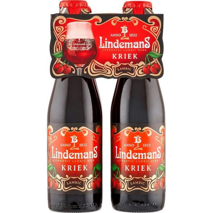 Lindemans Kriek Lambic Beer Flessen 4 x 250 ml (4 × 250ml)