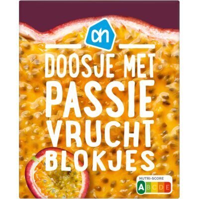 AH Doosjevol passievruchtblokjes (250g)