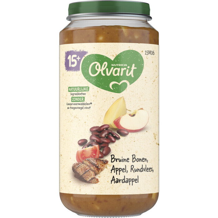 Br. bonen appel rundvl aardap 15 mnd (Pot, 250g)