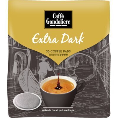 Caffe Gondoliere Extra dark roast pads (36 × 6.94g)