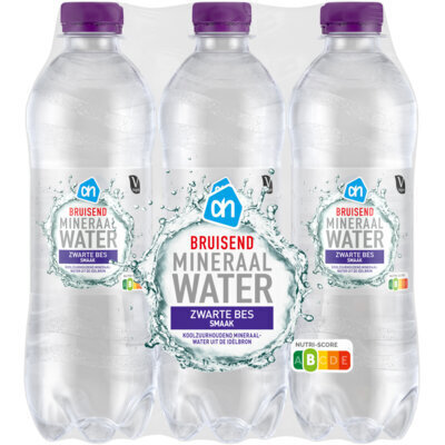 AH Bruiswater zwarte bes 6-pack (3L)