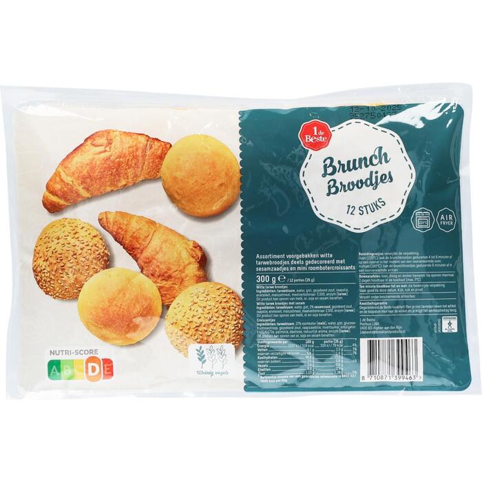 1 de Beste Brunchbroodjes 12 st. (300g)