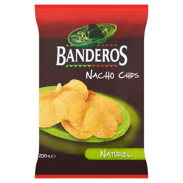 Banderos Nacho Chips Naturel 200 g (Zak, 200g)
