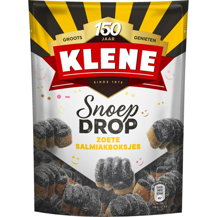 Klene Snoepdrop zoete salmiakboksjes (200g)