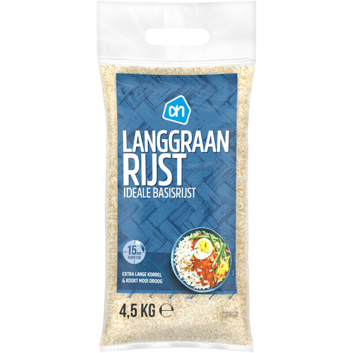 Surinaamse rijst lange korrel (4.5kg)