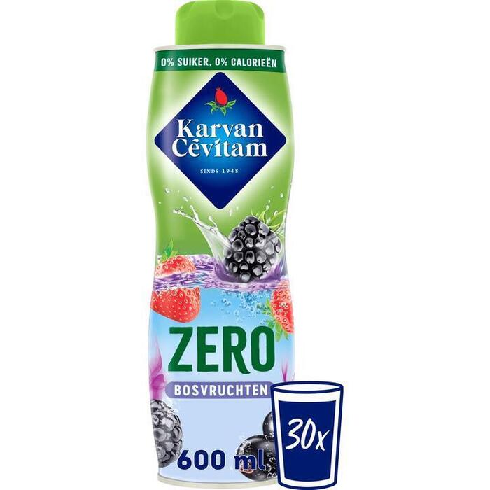 Karvan Cévitam Zero Bosvruchten Siroop 600 ml (0.6L)