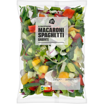 AH Kleintje macaroni spaghetti groente (250g)
