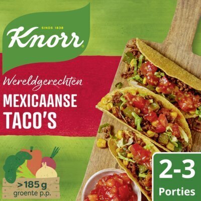Wereldgerecht mexiaanse tacos (Doos, 136g)