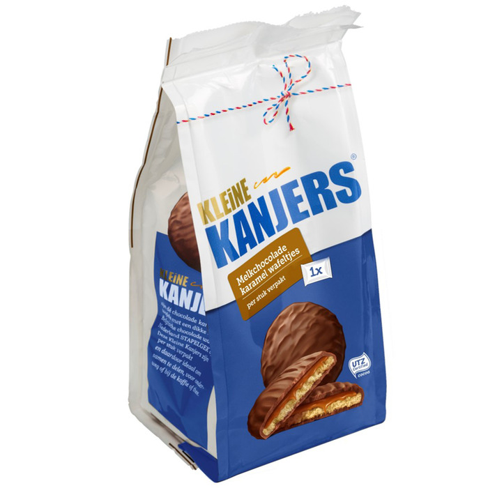 Kanjers Kleine Melkchocolade Karamel Wafeltjes 161 g (12 × 13.4g)