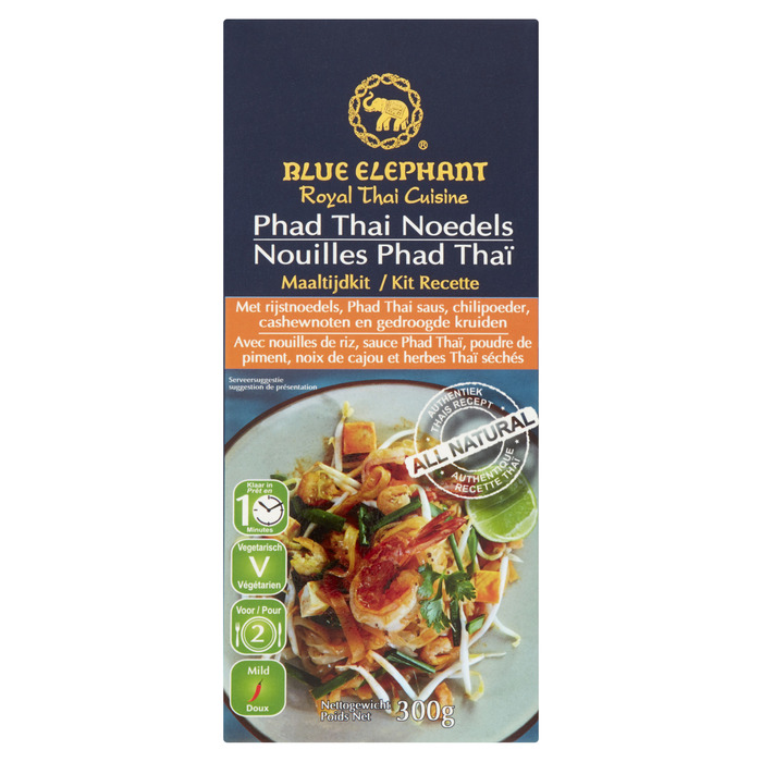 Blue Elephant Phad Thai noedels maaltijd kit (300g)