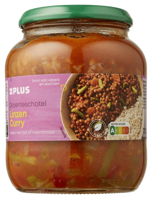 PLUS Bonenschotel Linzencurry (Pot, 700g)
