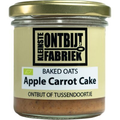 Kleinste Ontbijtfabr Baked oats apple carrot pie (100g)