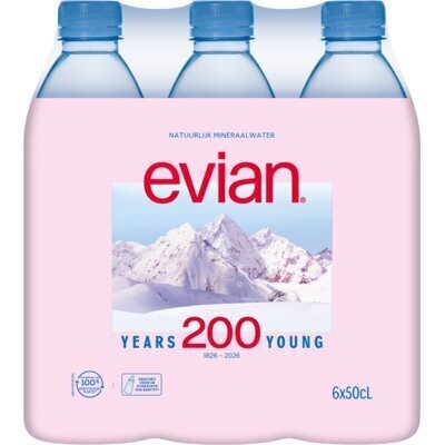 Evian Mineraalwater (6 × 0.5L)