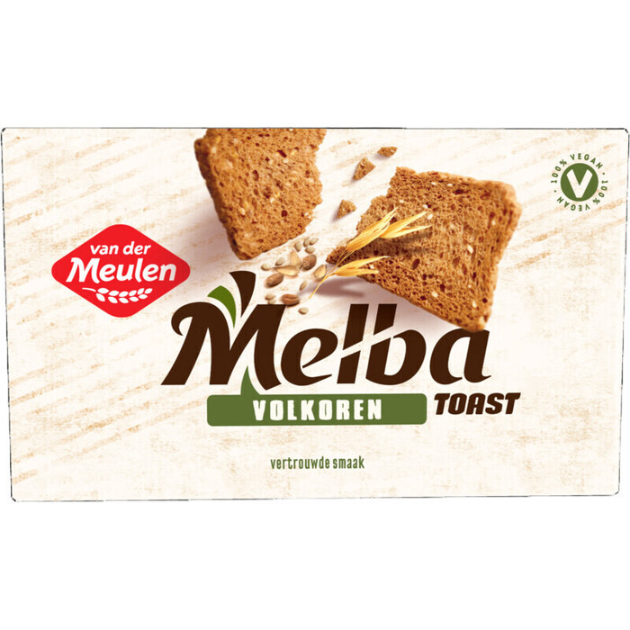 Van der Meulen Melba toast volkoren (120g)