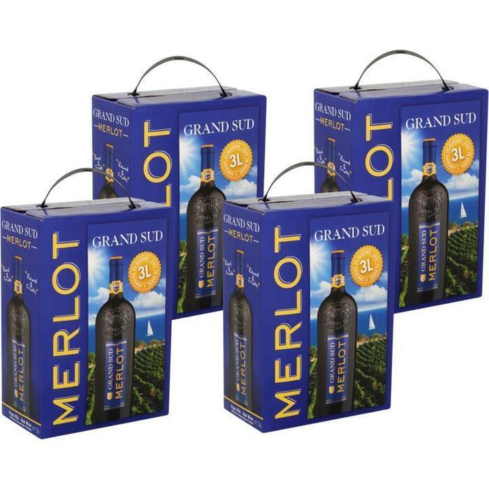 Grand Sud Merlot 4 x 3 L (4 × 3L)