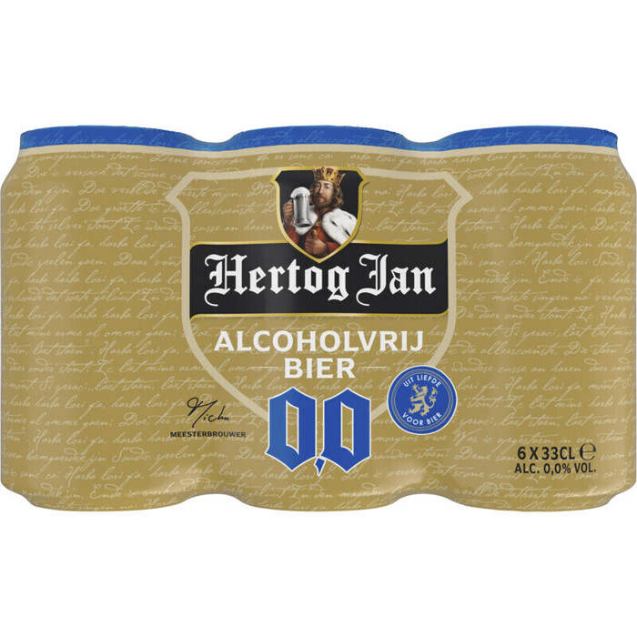 Hertog Jan 0.0 Alcoholvrij bier 6-pack (6 × 33cl)