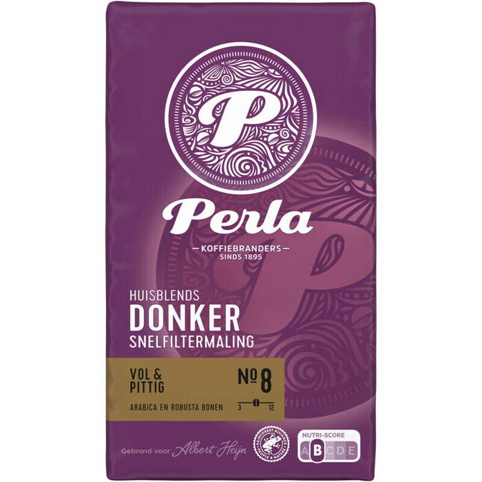 Perla Huisblends Donker snelfiltermaling (250g)