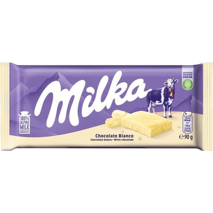 Milka Chocolade reep wit (90g)