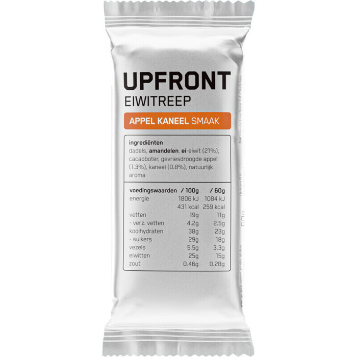 Upfront Protein bar appel kaneel (60g)