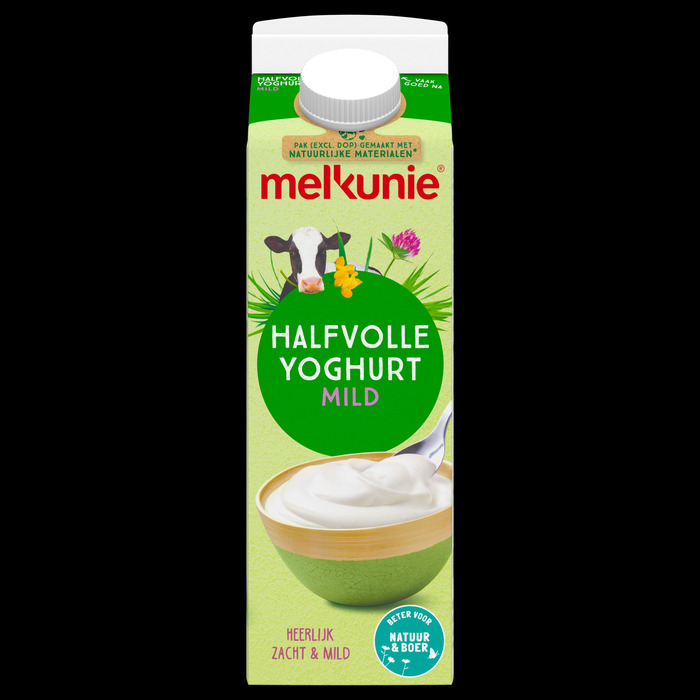 Halfvolle yoghurt (Stuk, 1L)