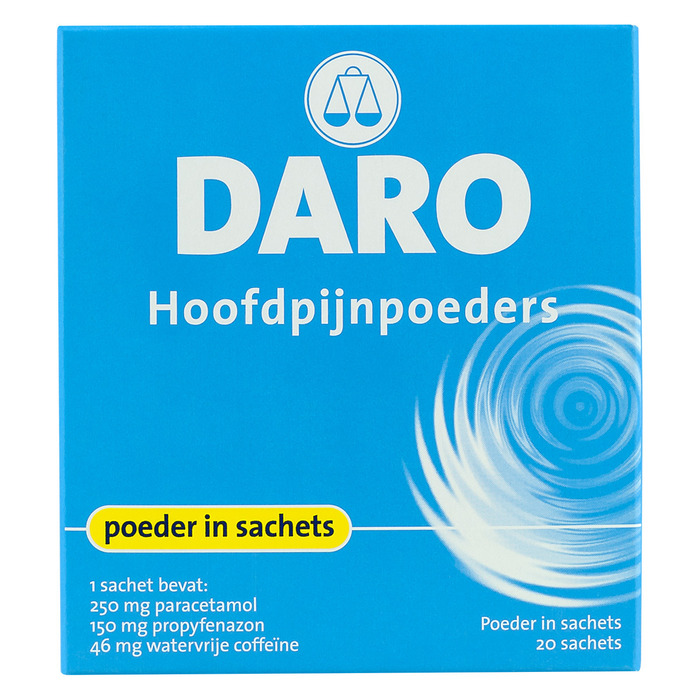 Daro Hoofdpijn poeders (20 st.)