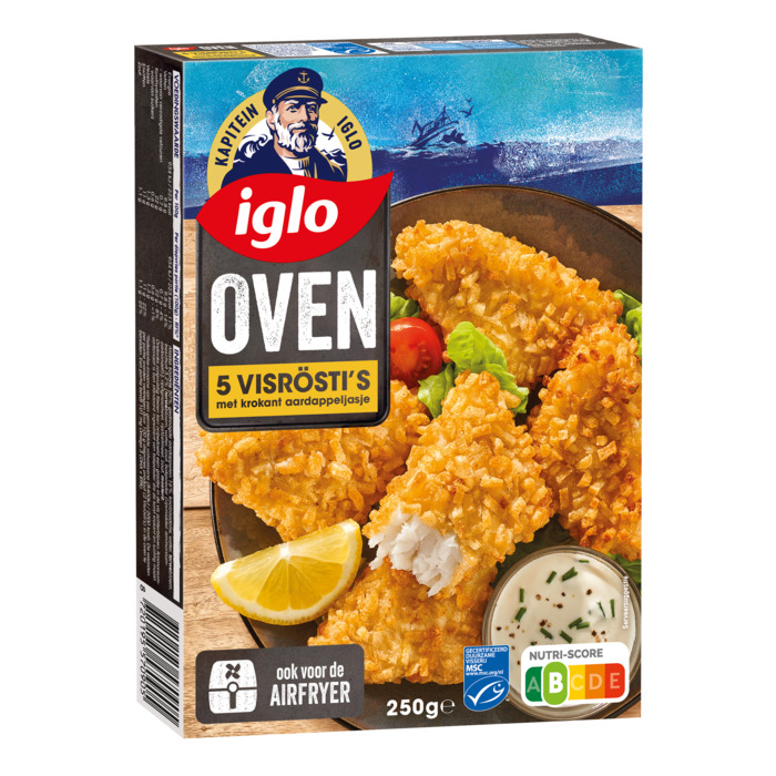 Iglo Oven visrösti's (250g)