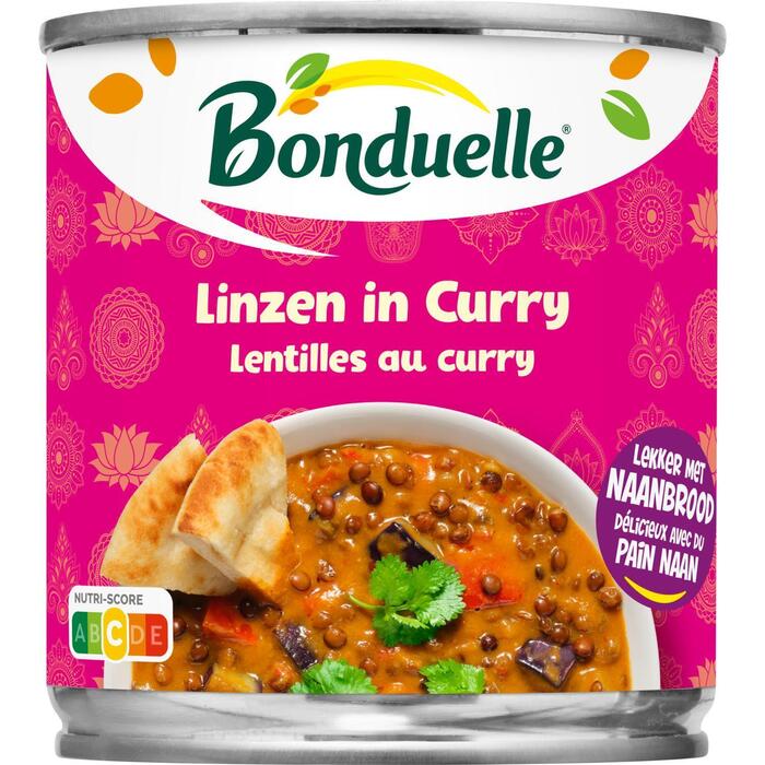 Linzen in curry (400g)