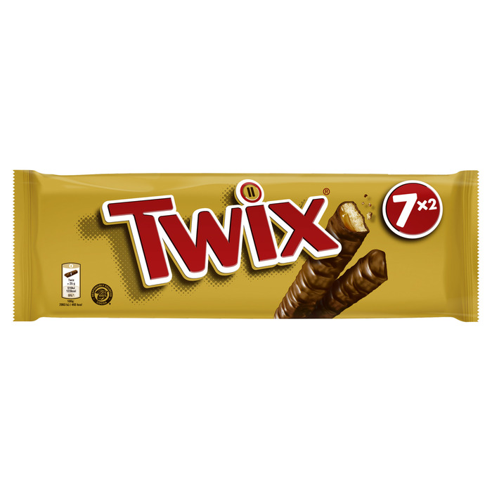 TWIX Reep 7 st. (folie, 7 × 50g)