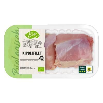 AH Biologisch Kipdijfilet 2 stuks (190g)