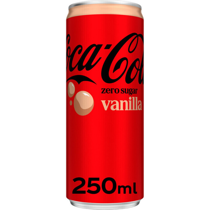 Coca-Cola Zero Sugar Vanilla 250 ml Blik (250ml)
