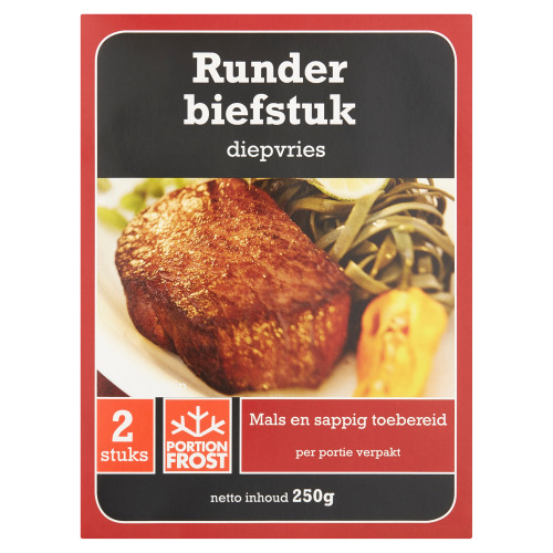 Runderbiefstuk 2 stuks (2 × 125g)