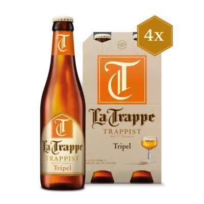La Trappe Trappist tripel 4-pack (4 × 33cl)