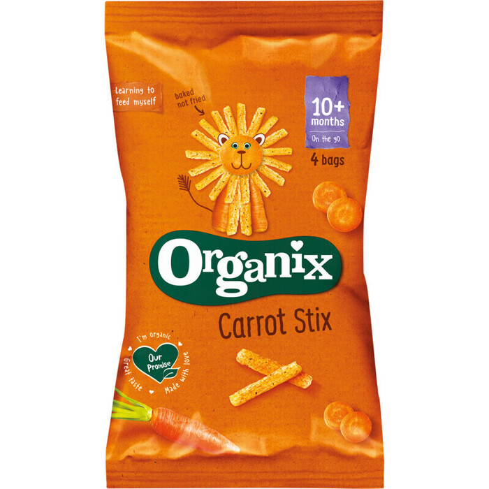 Organix Goodies Wortel Knabbels 12+M 4 x 15g (4 × 15g)