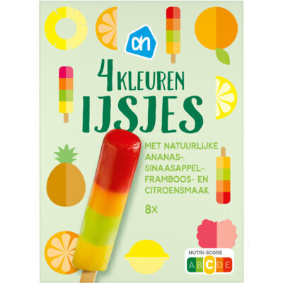 Vier kleuren sticks (8 × 304g)