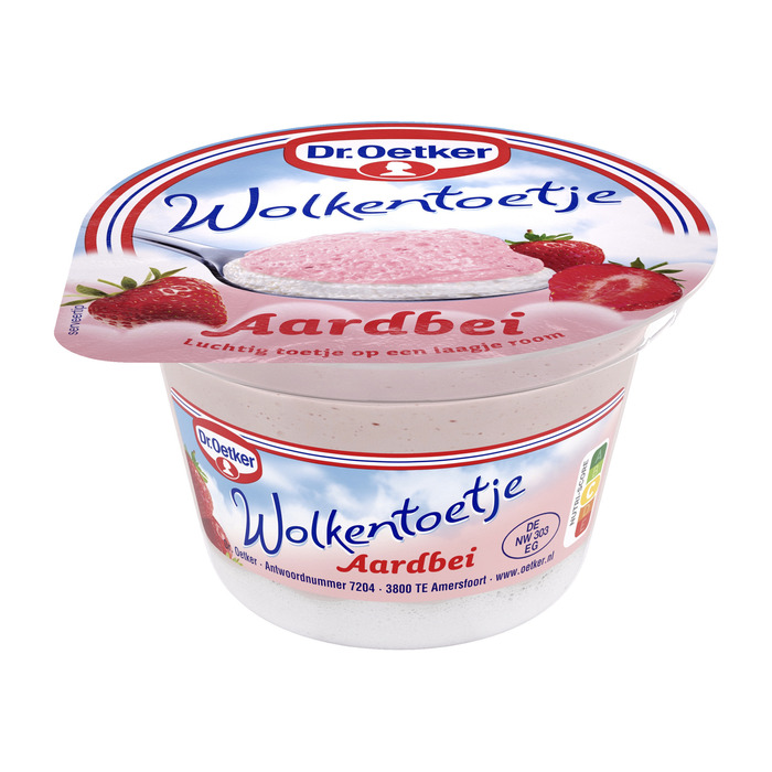 wolkentoetje aardbei (115g)