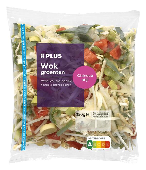PLUS Wokgroenten Chinese stijl kvp (Zak, 250g)