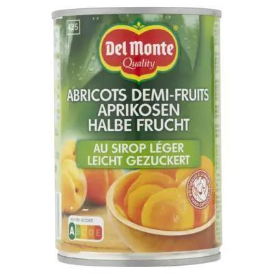 Del Monte Halve abrikozen op lichte siroop (420g)