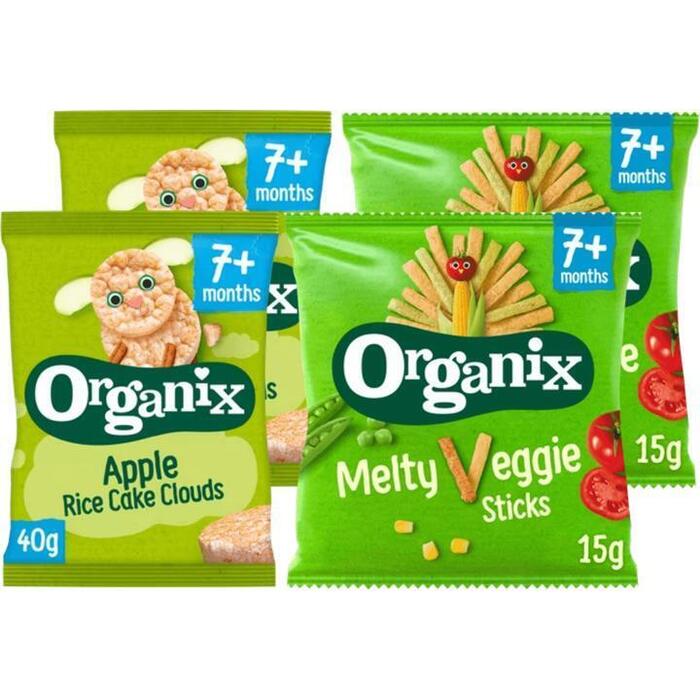Organix Snacks Pakket 7+m 4 stuks