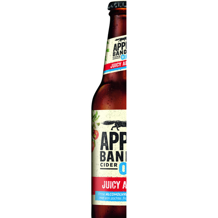 Apple Bandit Cider Juicy Apple 0.0% Fles 30 cl (30cl)